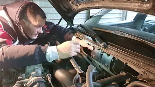 BMW E46 M43 blower motor removal - part 1