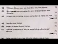 ECZ Exams Blood Circulatory Systems Open Closed Single and double And Blood Vessels