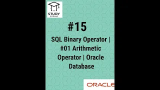 SQL Binary Operator Arithmetic Operator Oracle Database