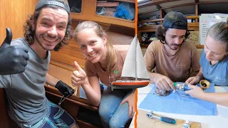 ⛵️Our abandoned boat can almost float!! 🤩#144