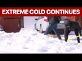 Bitter cold pushes through next week with high temps barely above freezing