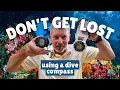 It s easy to navigate using a compass underwater Scuba Diver Tutorial for Beginners