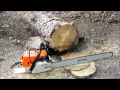Stihl 036 PRO Chainsaw with 24 running review