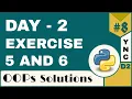 Infytq Object Oriented Programming Using Python Day 2 Exercise 5 6 YouthNationCoders