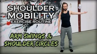 shoulder mobility exercise routine arm swings u0026 shoulder circles