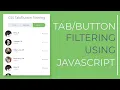 Filtering using Javascript -