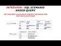 SQL Scenario Based Query Get me the best contact information available Usage of COALESCE