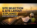 Renewable Energy Site Selection Site Layout Explained Solar Wind Power Plants