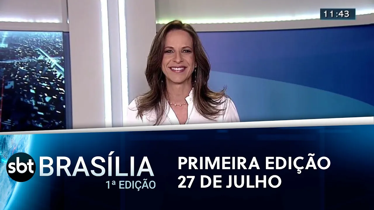 Notícias do SBT Brasília 1ª Edição | 27/07/2023