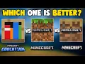 MINECRAFT TRIAL VS MINECRAFT VS MINECRAFT EDUCATION WHICH ONE IS BETTER