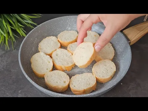 Don't throw away dry bread! Cheap and quick recipe So delicious that there will be nothing left on