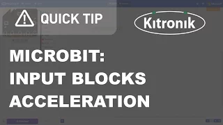 microbit MakeCode Editor - Input Blocks