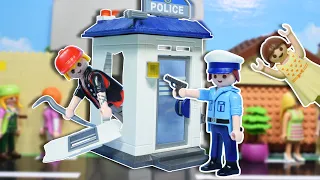 الحرامي كسر الحيطة بتاعت السجن و هرب عائلة ساندي قصص اطفال 