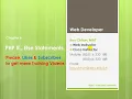 Learn PHP Lecture 6 Conditional Statements