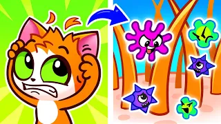 Wash, Wash and Brush! | Baby's First Haircut | Wash Your Hands | Cartoon