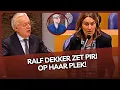 Lagu Ralf Dekker (FVD) zet Piri op haar plek in debat over Trump! 