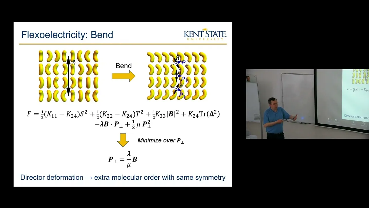 Director Deformations, Geometric Frustration, and Modulated Phases in Liquid Crystals