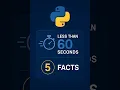 5 Facts about Python functions in less than 60 seconds