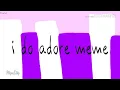 i do adore