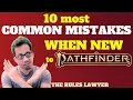 Top 10 most common mistakes D D players make learning Pathfinder 2e Part 2 of my teach of PF2