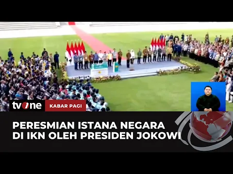 Presiden Jokowi Resmikan Istana Negara di IKN