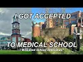 MEDICAL SCHOOL INTERVIEW ACCEPTANCE vlog behind the scenes