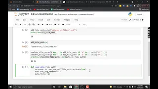 0 EEG read signal process and Machine Learning classification using PYTHON