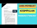 Download Lagu cara membuat kesimpulan Penggugat /Tergugat