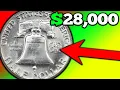 1963 Silver Franklin Half Dollar Coins Worth Money