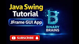 Java Swing Tutorial Creating GUI Window Apps Using JFrame Components as Objects
