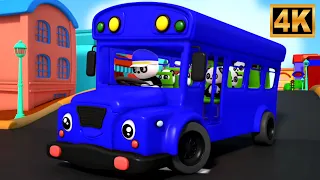 Wheels on the Bus | Fun Nursery Rhymes for Kids | Baby & Toddler Songs