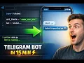 Create Your First Telegram Bot in 15 Minutes
