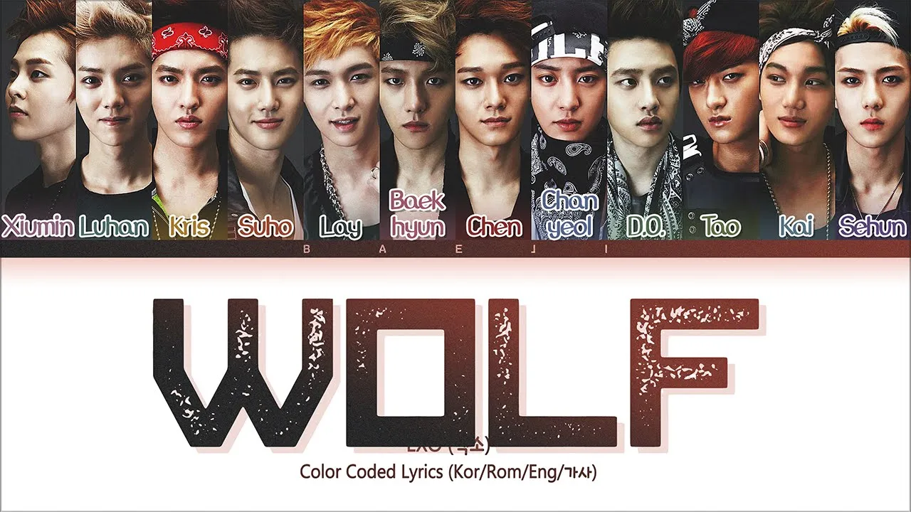 EXO (엑소) - Wolf (Color Coded Lyrics Kor/Rom/Eng/가사)
