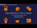 Registering for Classes