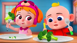 No No! I Want It! 🥦 Good Habits Song | Funny Song | Nursery Rhymes & Kids Songs | PIB Little Songs