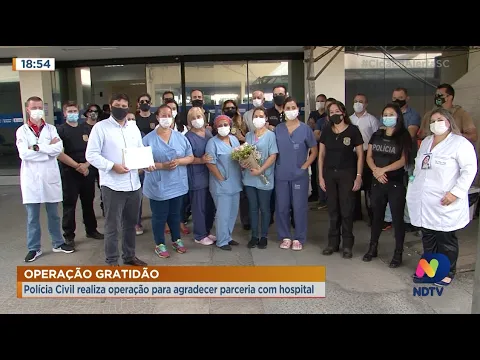 Operação Gratidão: Polícia Civil realiza ação para agradecer parceria com hospital