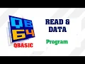 READ DATA STATEMENT IN QBASIC Greatest and Smallest among 2 numbers using Read Data Make Easy