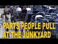 What kinds of parts people pull from thje junkyard