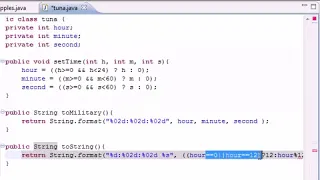 Java Programming Tutorial 37 Display Regular time