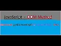 06 innerHTML property in JavaScript DOM JAVASCRIPT IN TELUGU javascript in telugu