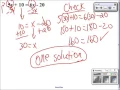 Equations with one solution no solutions or infinitely many solutions