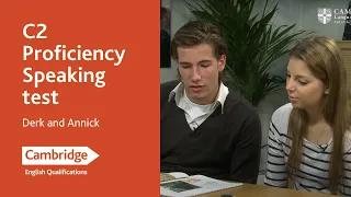 Download C2 Proficiency Speaking test - Derk and Annick | Cambridge English MP3