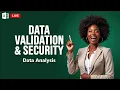 Excel Data Validation Data Security Conditional Formatting 2 Data Analysis Training