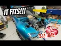Swapping A 2JZ Into My FD RX7 - Test Fitting Cutting