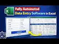 How To Create Fully Automated Data Entry Form in Excel
