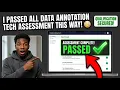 How I PASSED every DATA ANNOTATION TECH ASSESSMENT Instantly Practical Tutorial