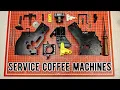 Repair and maintenance of the brew unit of the SAECO PHILIPS coffee machine Service coffee machine