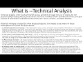 Finance Heaven Technical Analysis Masterclass Part 1 Basic Theory