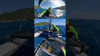 Tacking a Hobie 14 When It’s TOO WINDY!