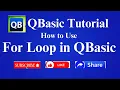 How to Use For Loop in QBasic QBasic For Loop in Hindi